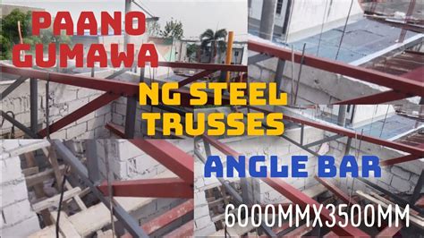 angle bar trusses|PAANO GUMAWA NG ACTUAL ANGLE BAR STEEL TRUSSES .